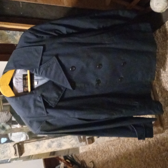 Vintage 60 70s Sears Oak Brook Sportswear 6 button trench short - Picture 2 of 7